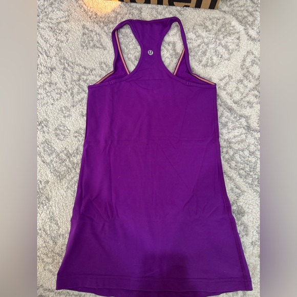 lululemon Purple Cool Racerback Tank - Picture 2 of 4